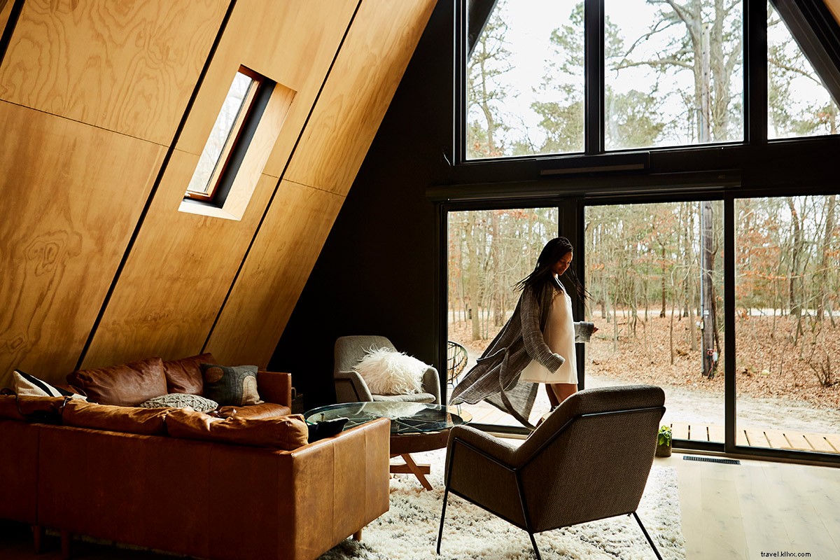 Secluded Charming A-Frame Cabin Retreat in Southern New Jersey Woods