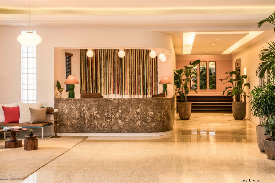 The Hall South Beach: Miami Hotel Welcoming Inflatable Swan Floats