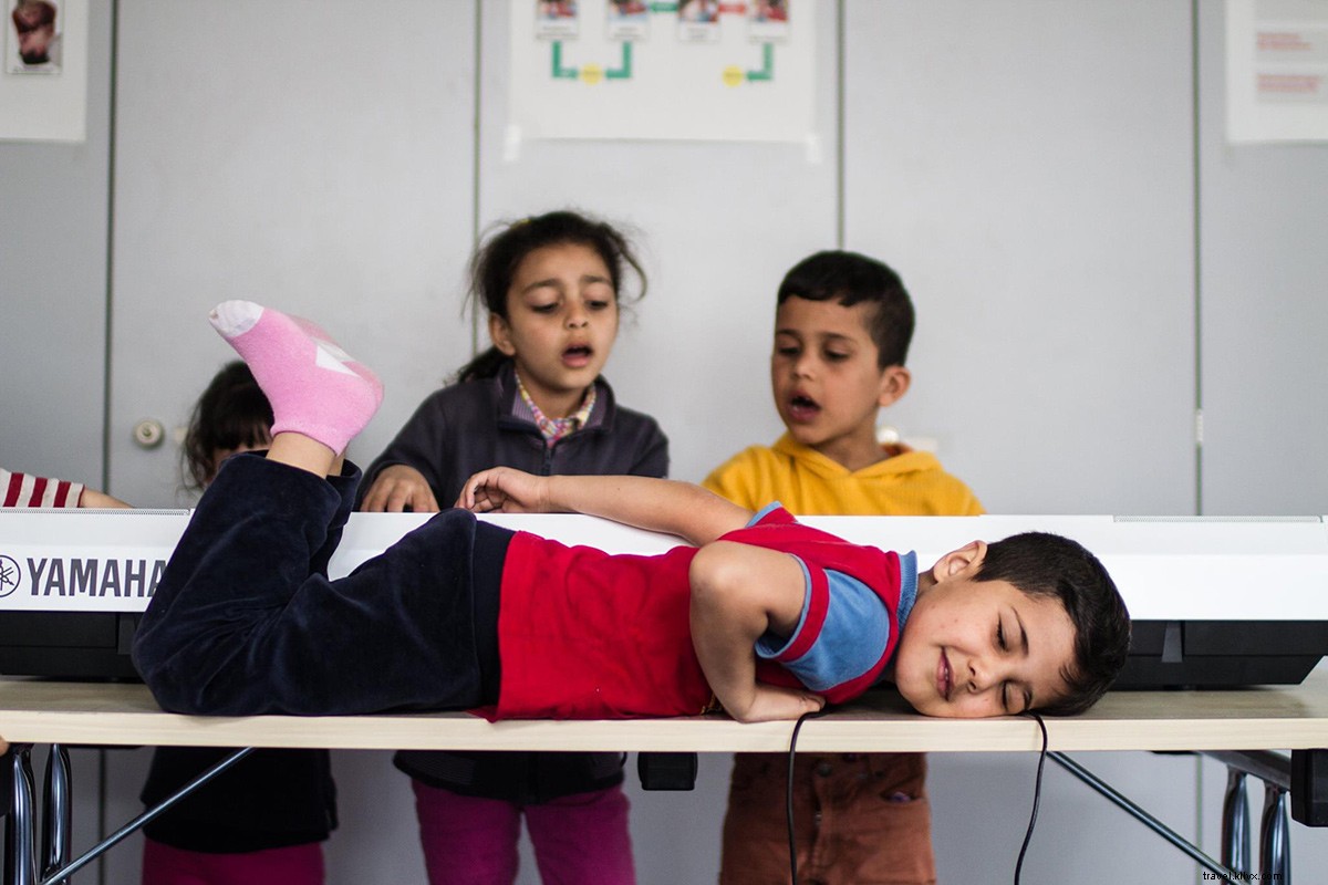 Music Brings Hope and Healing to Syrian Refugees at Berlin Camp: The Hutto Project