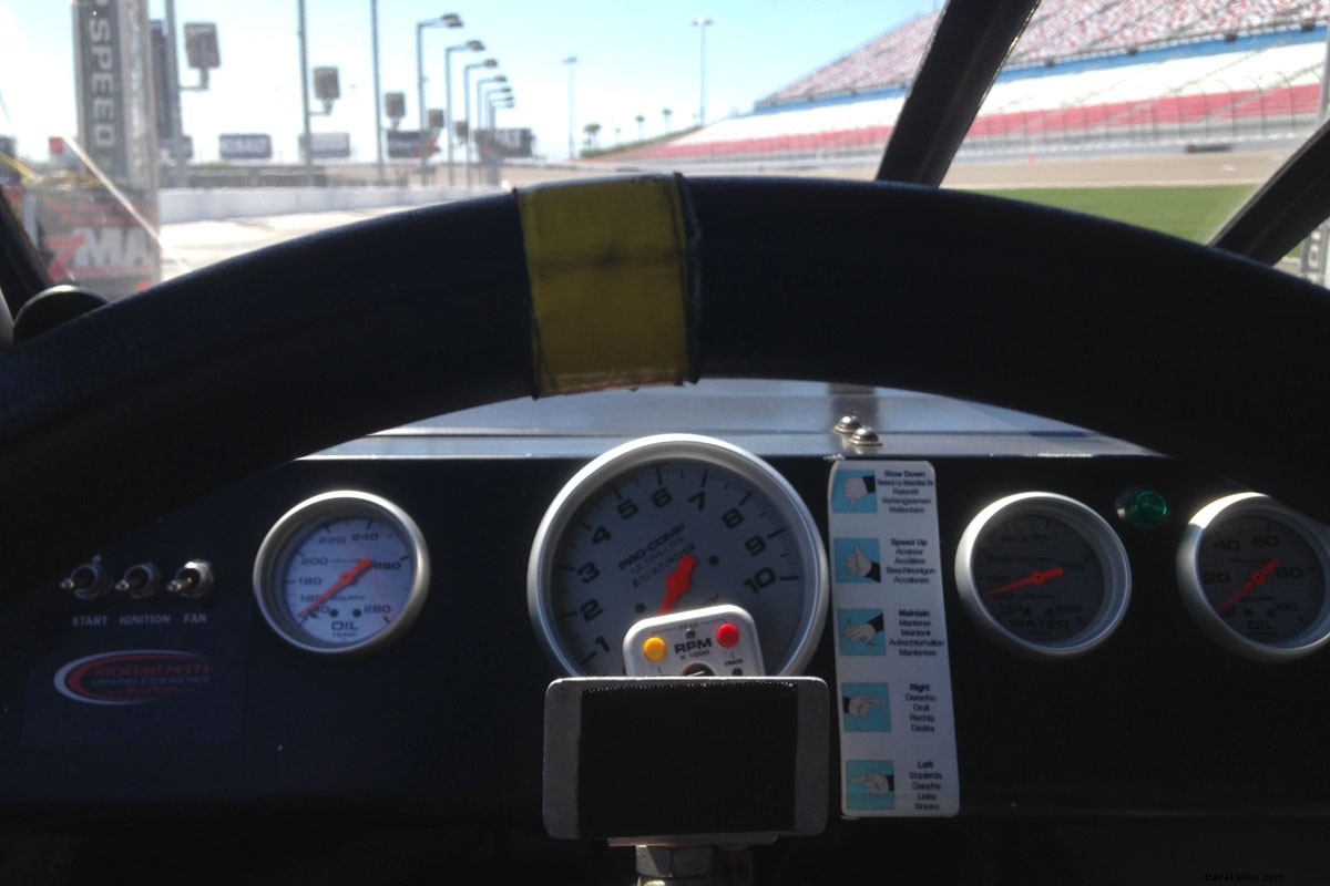 From 0 to 132 MPH: Thrilling NASCAR Driving Adventure on a Hot Vegas Day