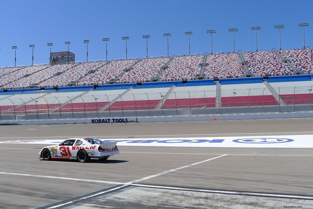 From 0 to 132 MPH: Thrilling NASCAR Driving Adventure on a Hot Vegas Day