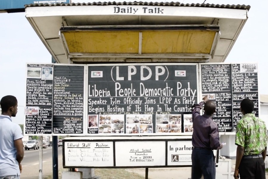 Monrovia s Chalkboard Newsman: Championing Press Freedom in Liberia