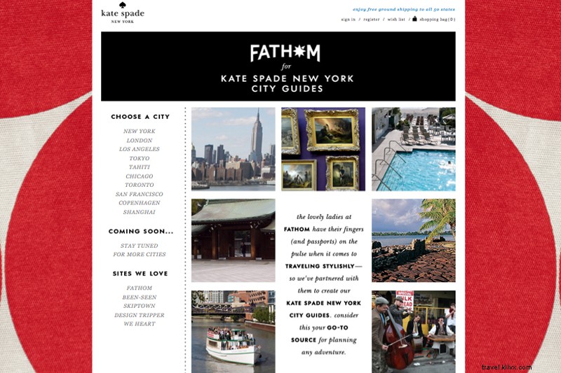 Discover the Latest Fathom City Guides by Kate Spade New York