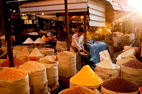 Discovering the Vibrant Spice Markets of Old Sana a, Yemen