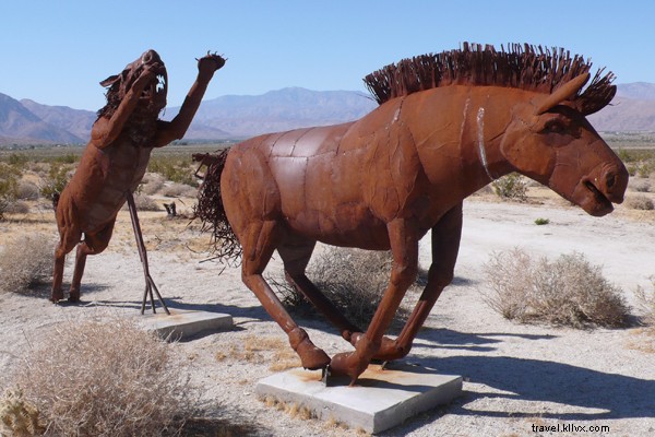 Discover Giant Prehistoric Sculptures and Playful Sheep in Borrego Springs