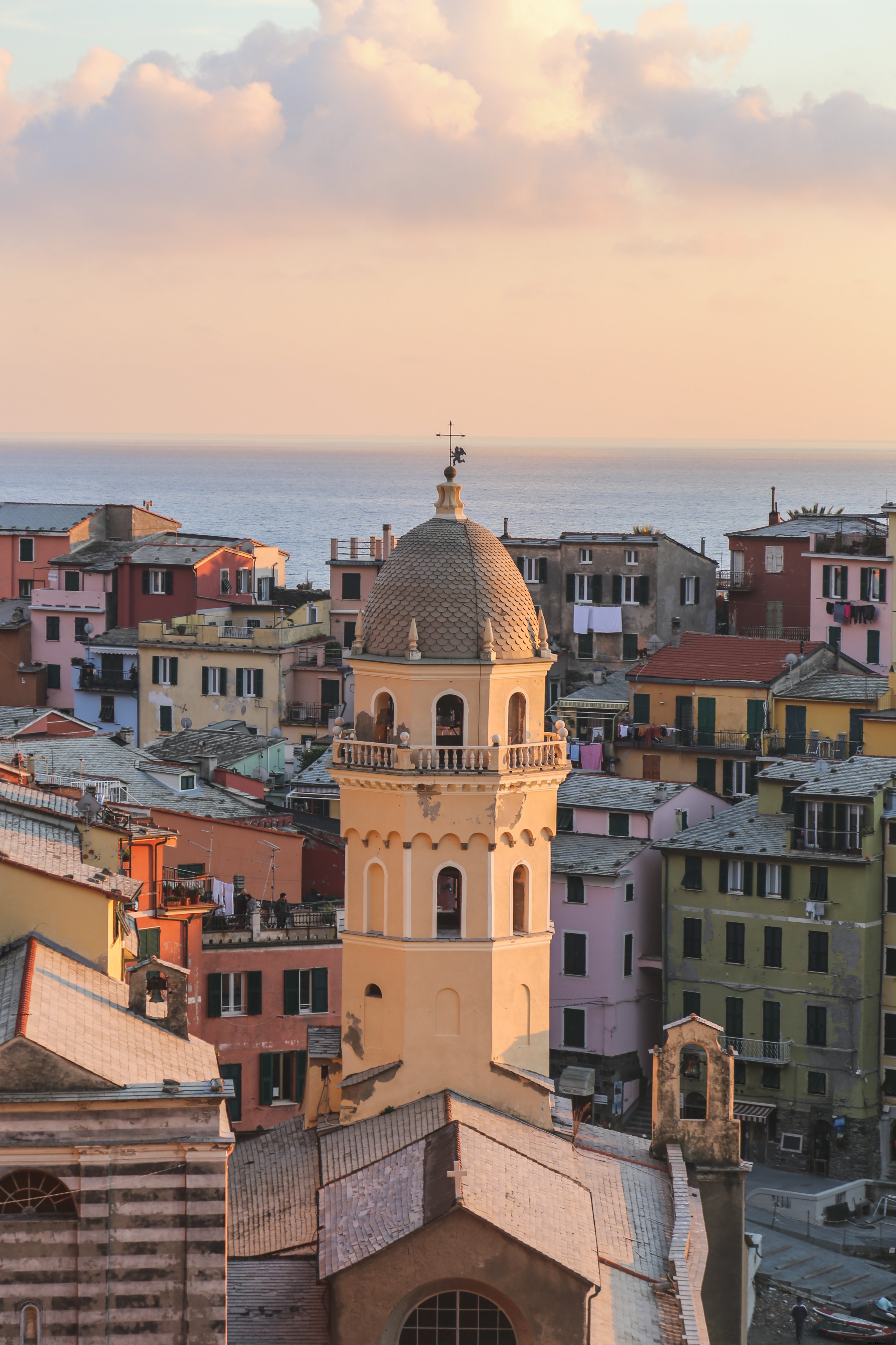Breathtaking Photo: Iconic Church Overlooking Vernazza, Italy