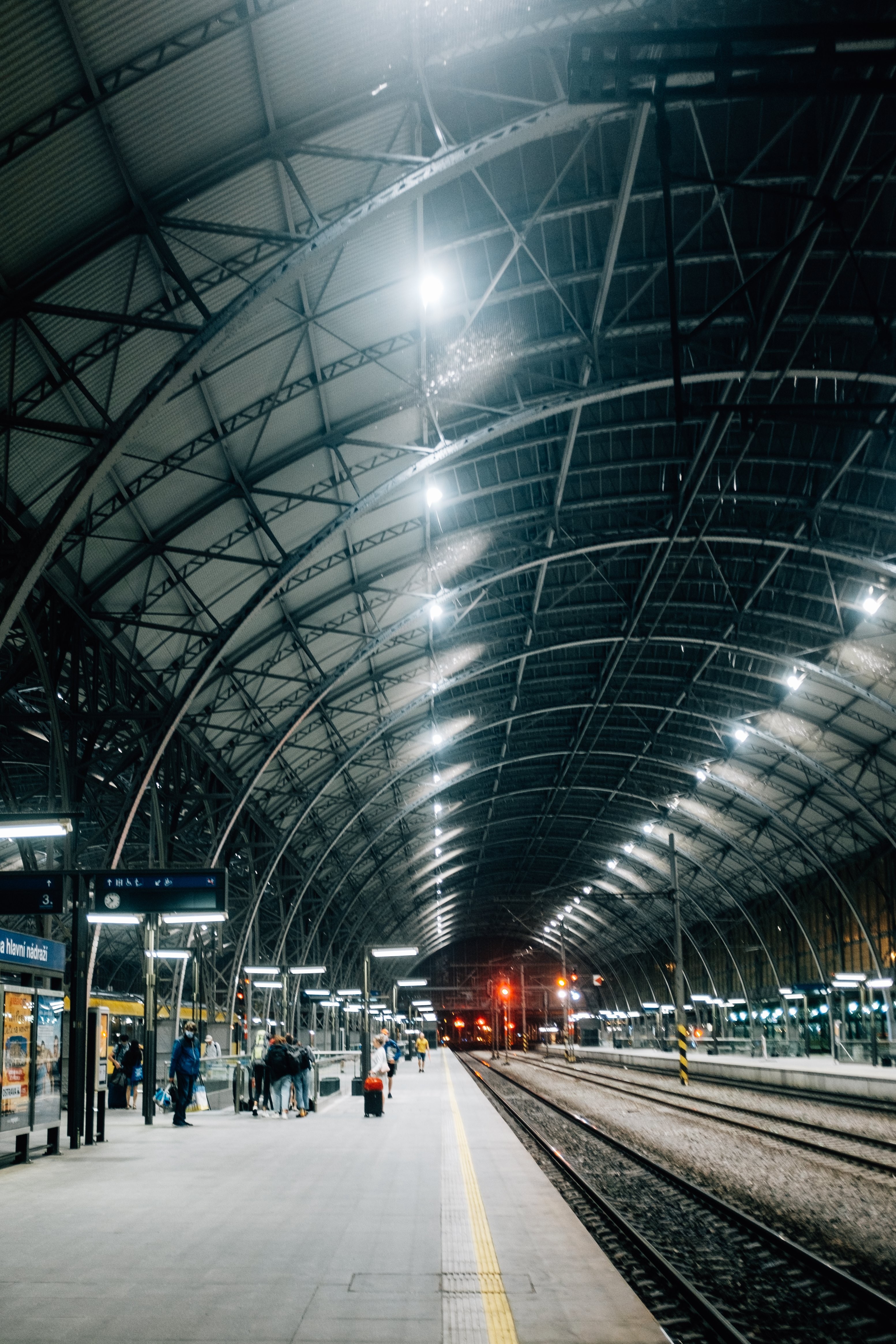 Serene Circular Train Station: Captivating Photo