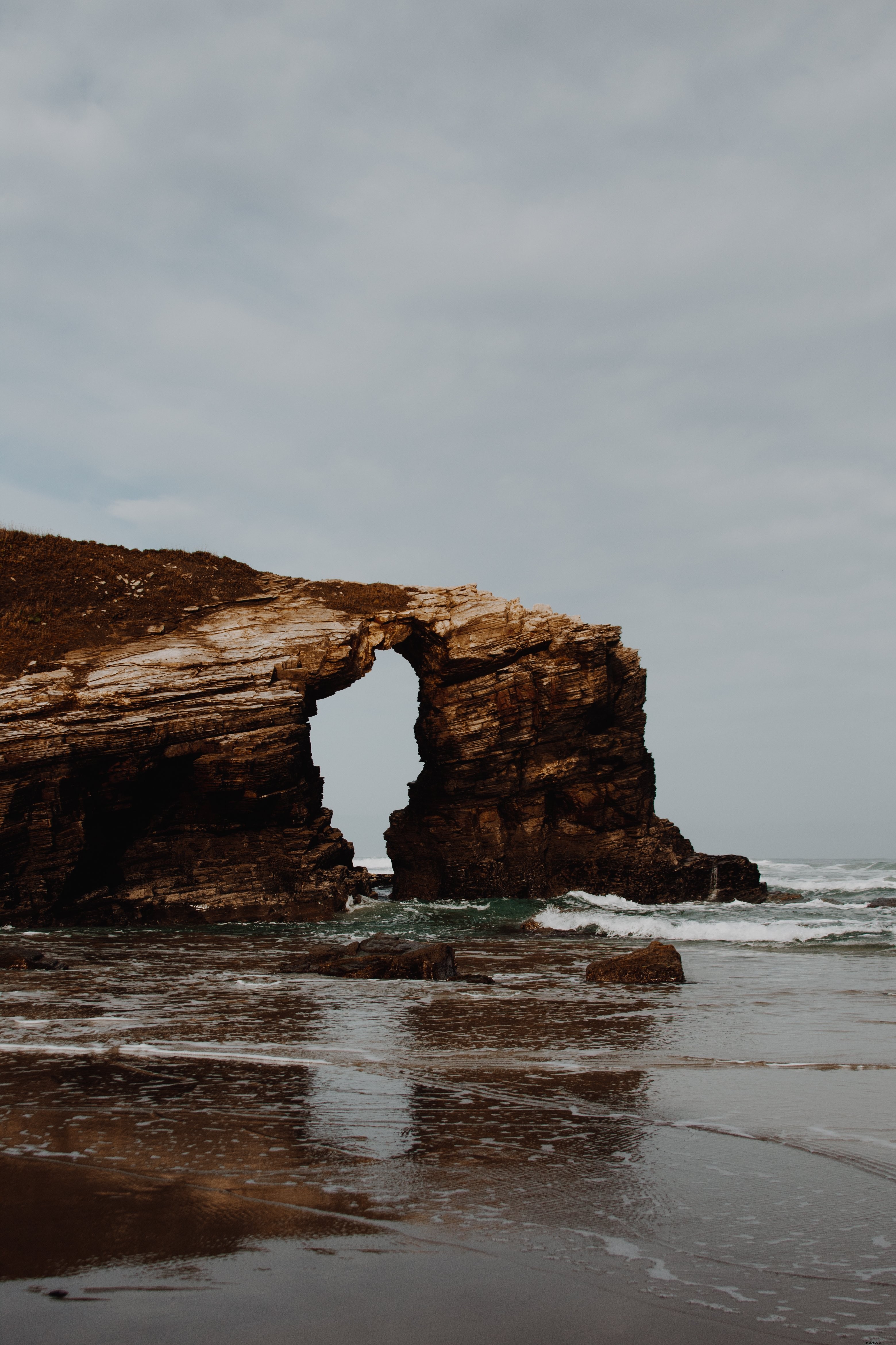 Serene Shoreline Serenity: Calm Waters Gently Lapping the Coast
