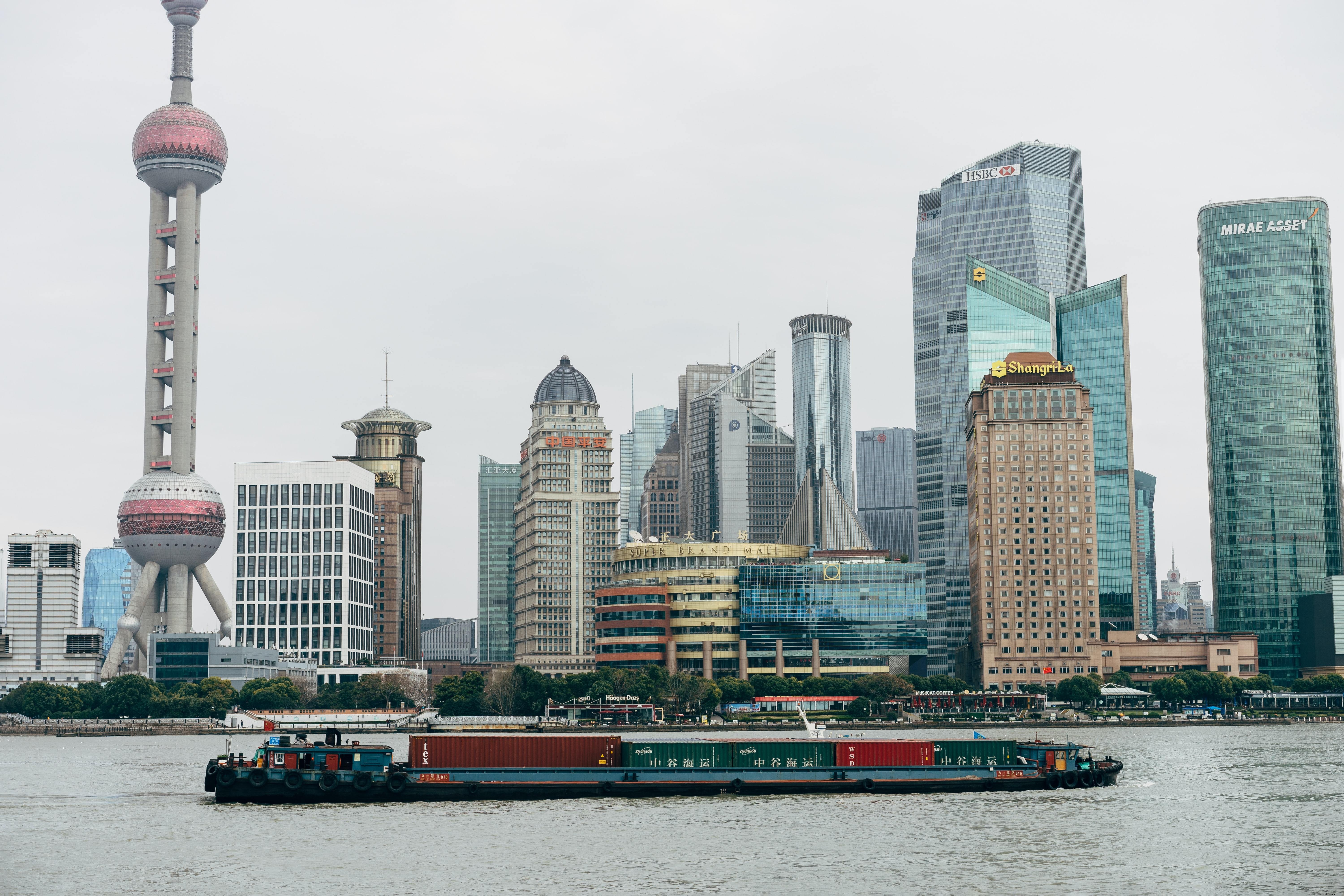 Stunning Pudong Skyline in Shanghai: Iconic High-Resolution Photo