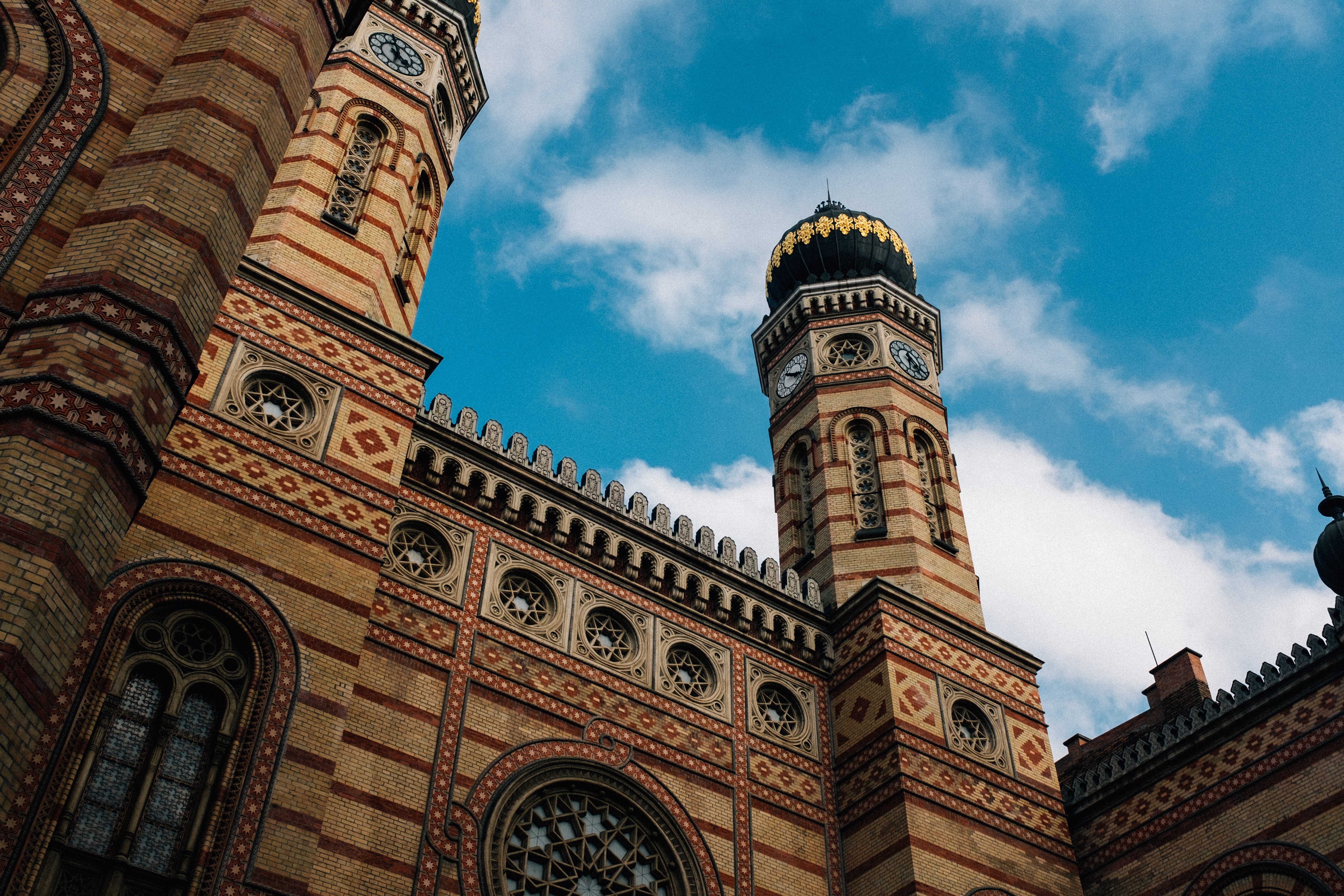 Stunning Historical Building Basking Under a Clear Blue Sky