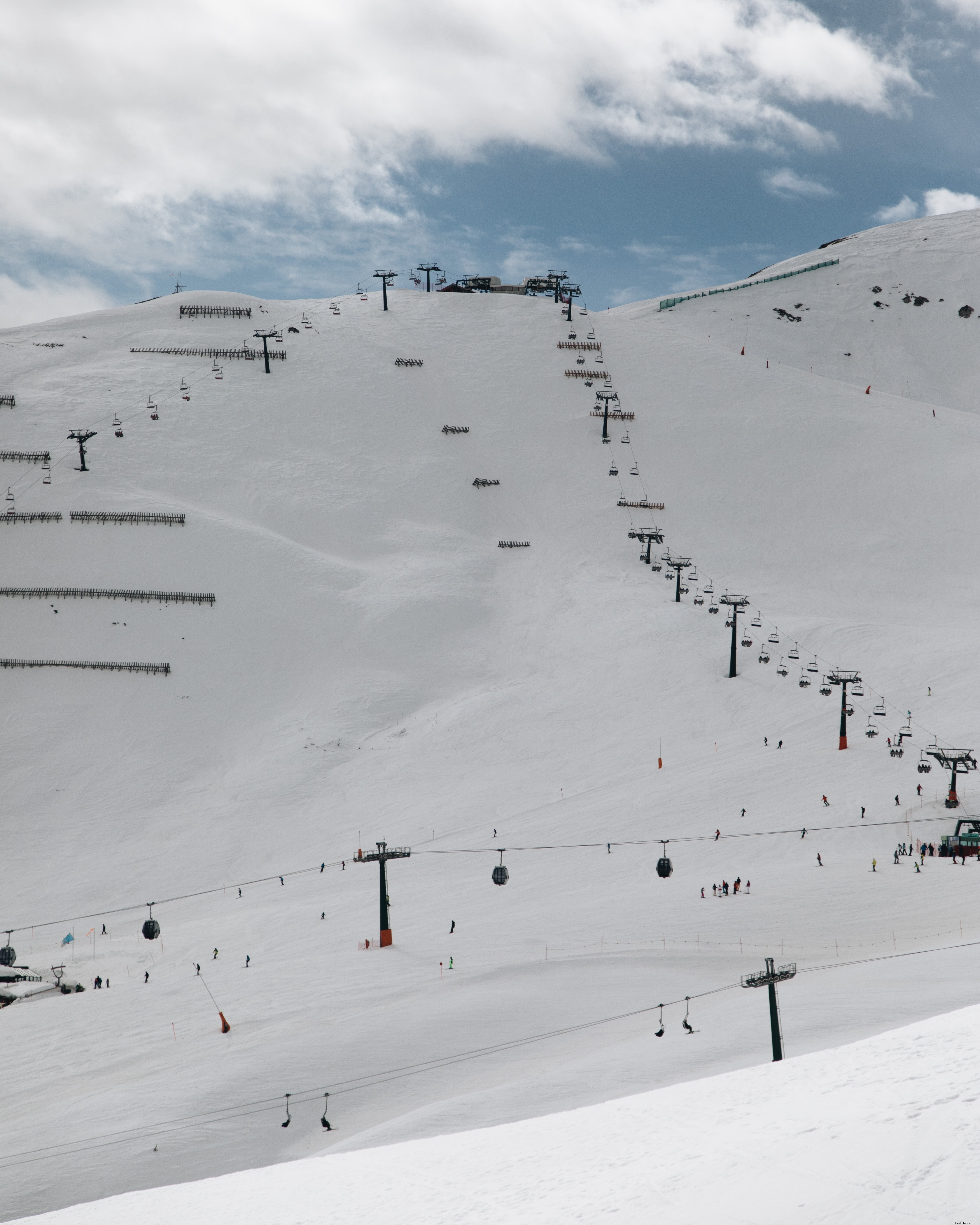 Ski Lifts Ascending a Mountain: A Stunning Visual Journey