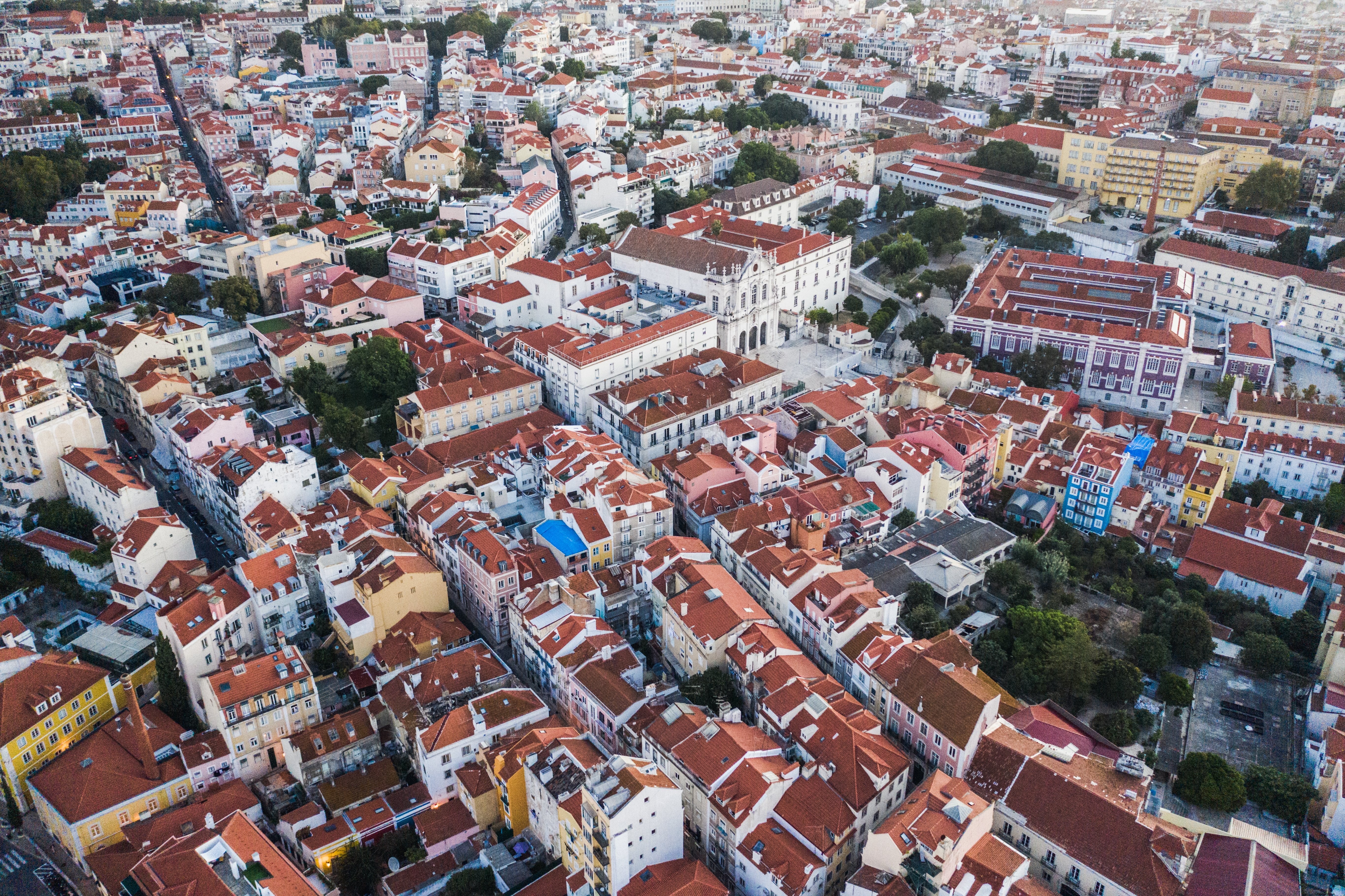 Stunning Drone Footage Showcasing Lisbon’s Expansive Urban Landscape