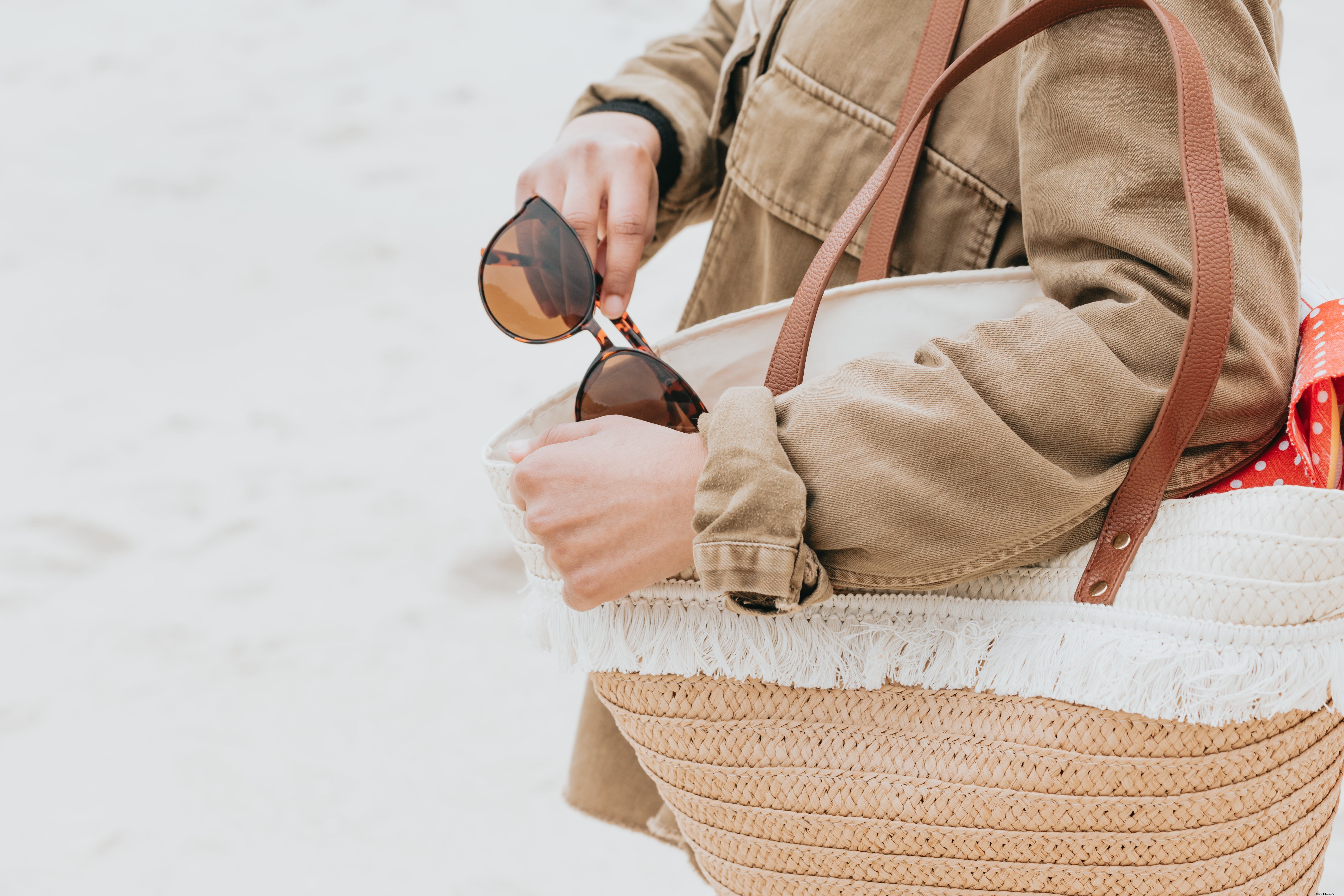 Summer Essentials Captured: Beach Bag & Sunglasses Photo