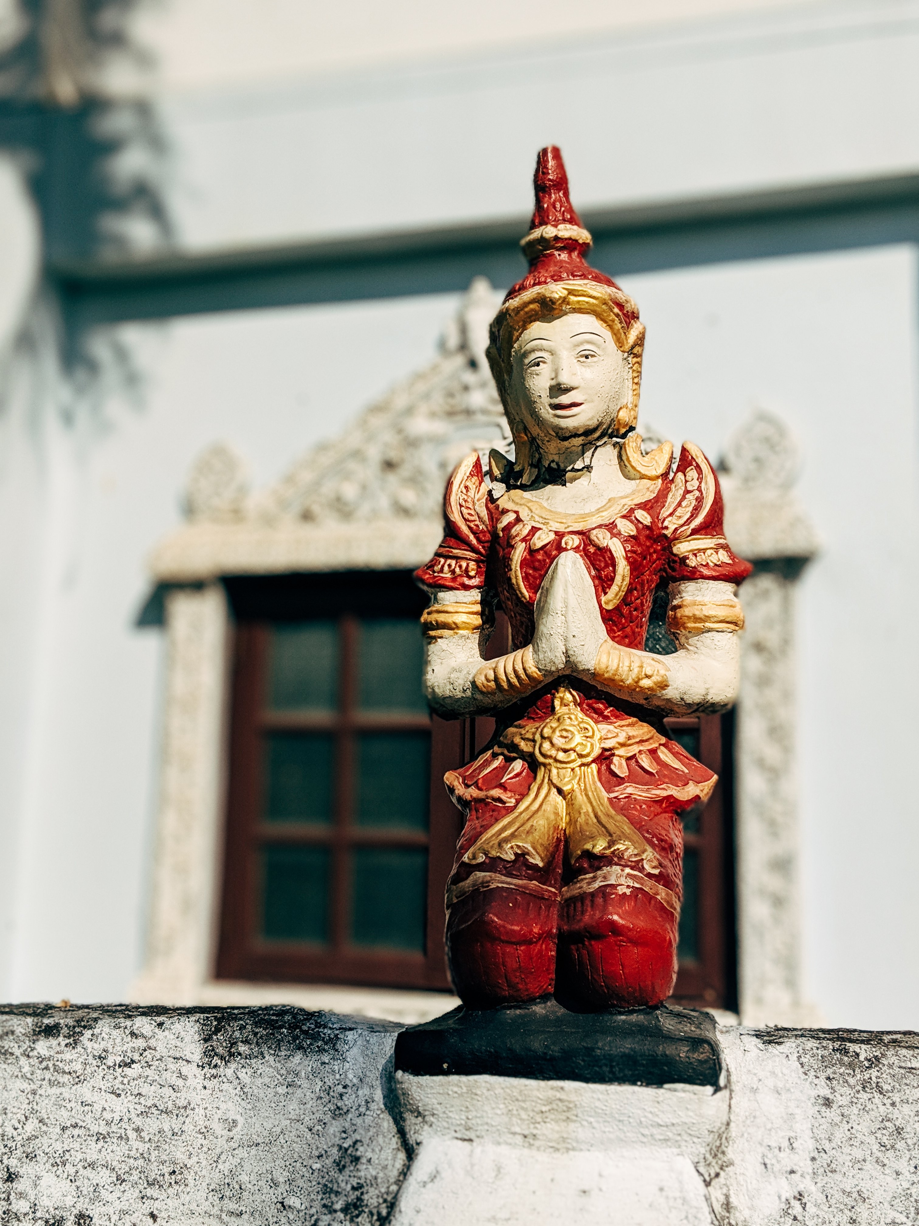 Authentic Handmade Buddhist Wall Statue – Artistic Photography