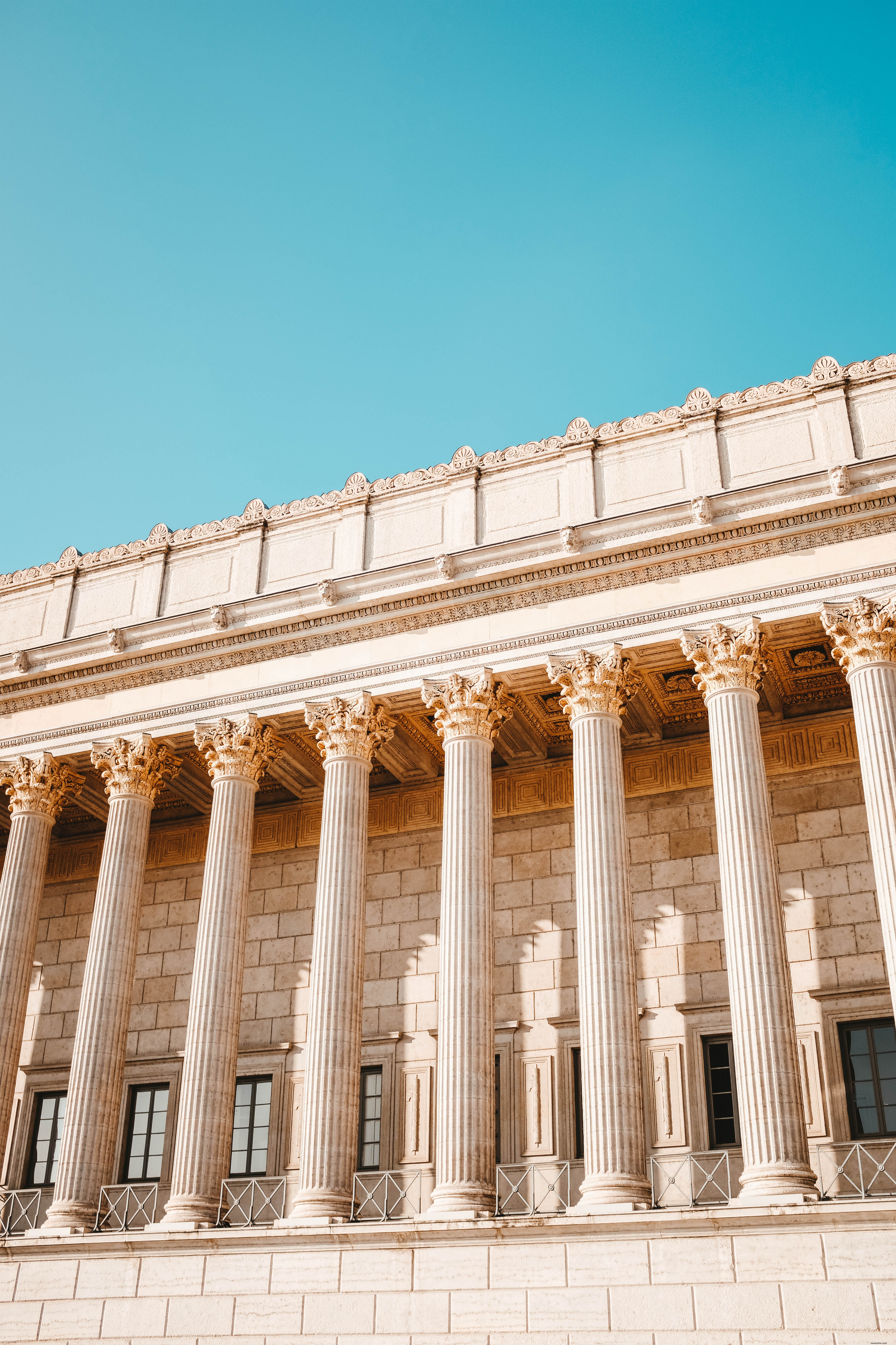 Stunning Sunlit Capture of Ornate Architecture
