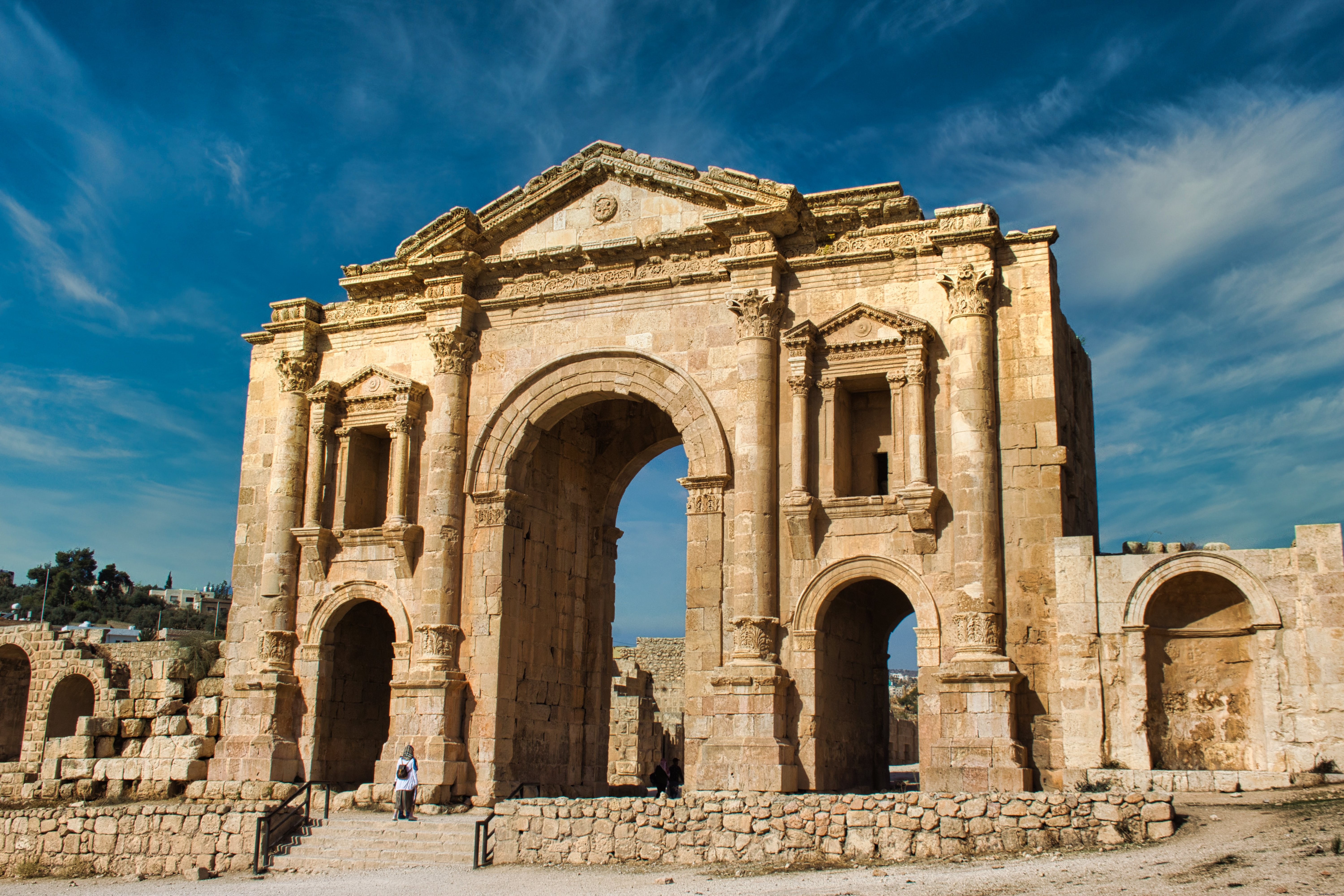 Photograph of Jerash Museum Ruins in Jordan – A Glimpse into Ancient History