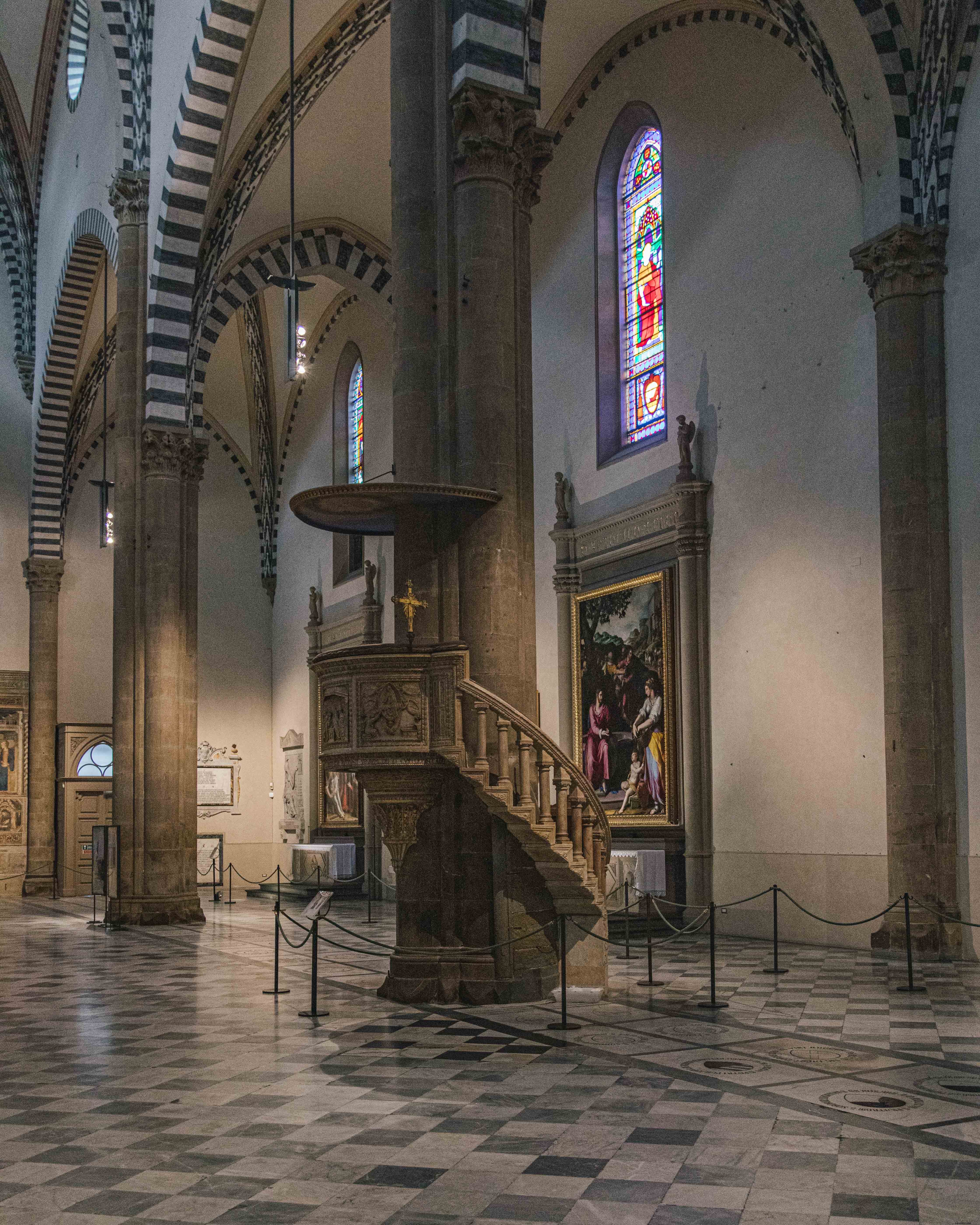 Stunning Spiral Staircase Inside Historic Church