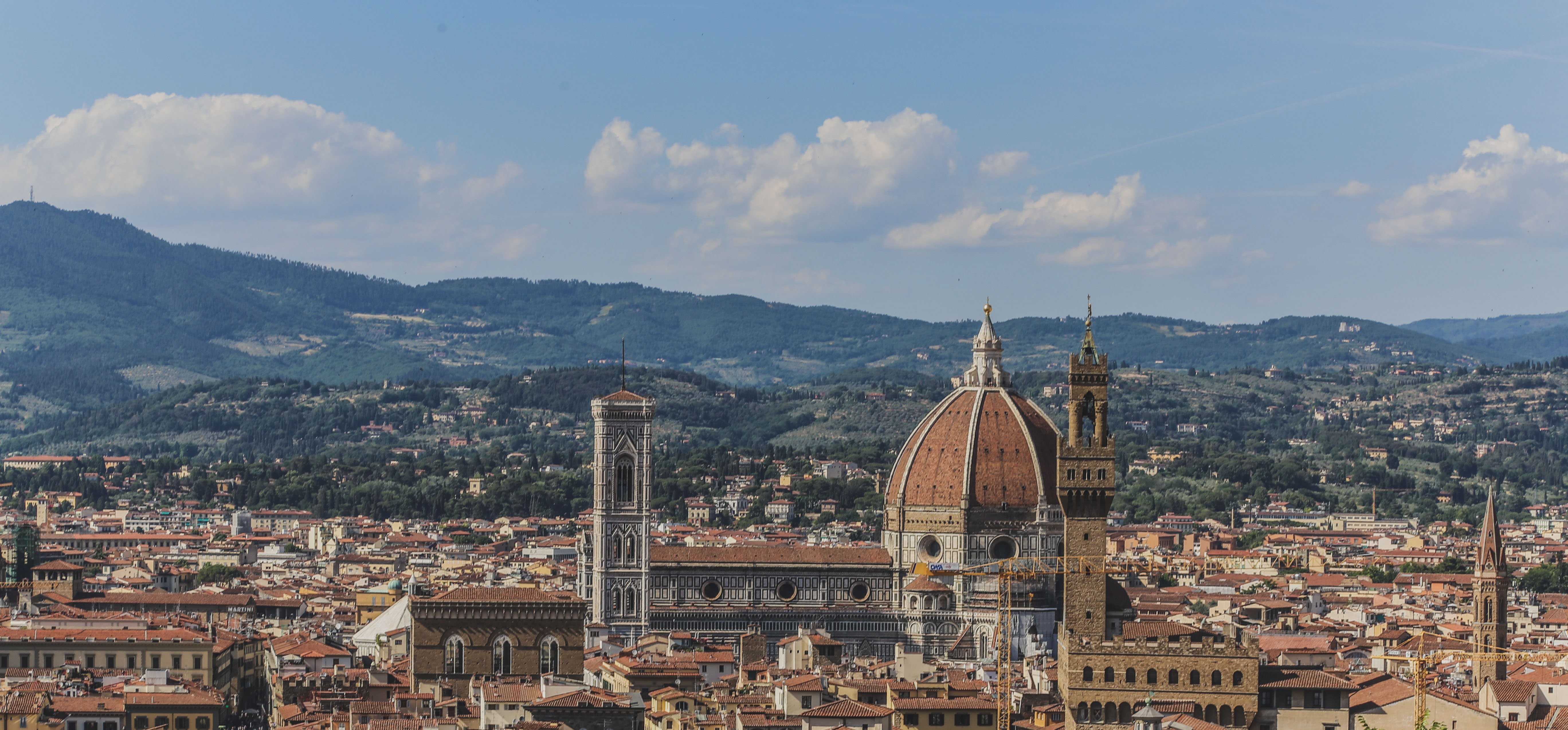 Panoramic View of Boboli Gardens from the Pitti Palace