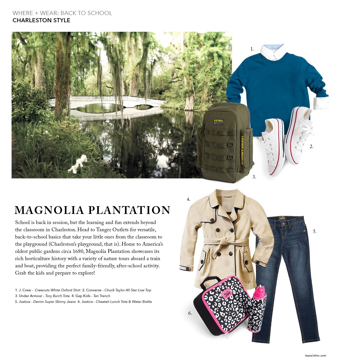 Back‑to‑School in Charleston: Outlets, Gardens, and Family Fun