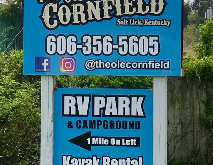 Ole  Cornfield – Scenic View at 922 Cave Run Rd., Salt Lick, KY