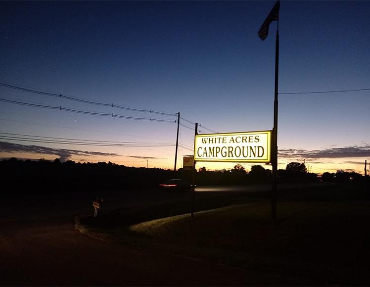 White Acres Campground – 50 Full‑Hookup Sites, Year‑Round Access, and Modern Amenities