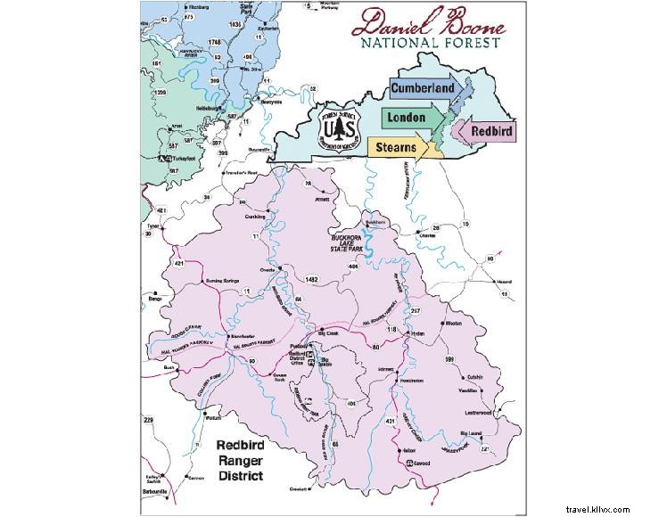 Daniel Boone National Forest: Redbird Ranger District – Scenic Trails & Wildlife