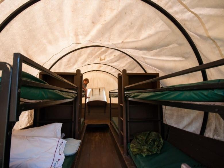 Rock Ranch Conestoga Wagon Camping: Authentic Trail Adventure