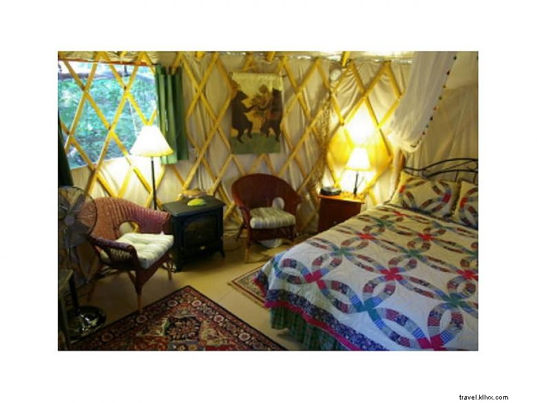 Cedar House Inn & Yurts: Rustic Eco‑Retreat with Permaculture Gardens
