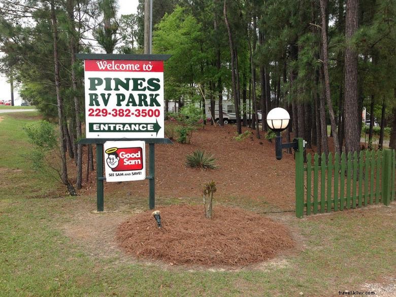 The Pines RV Park – Pull-Through Sites with Full Amenities in Tifton, GA