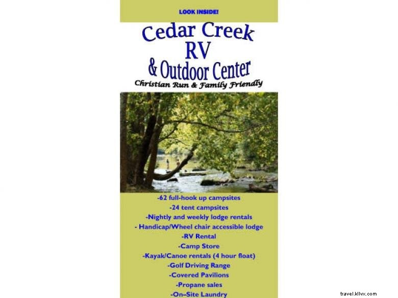 Cedar Creek RV & Outdoor Center: Premium Camping & Recreation Hub
