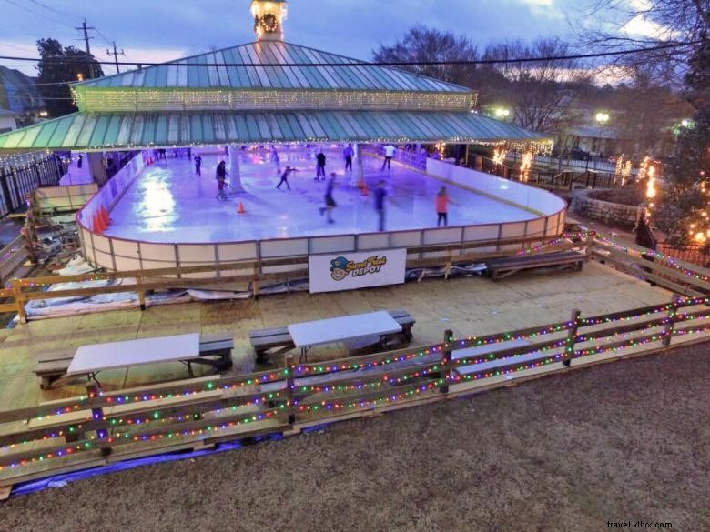 Classic Ice Skating at Olde Town Pavilion