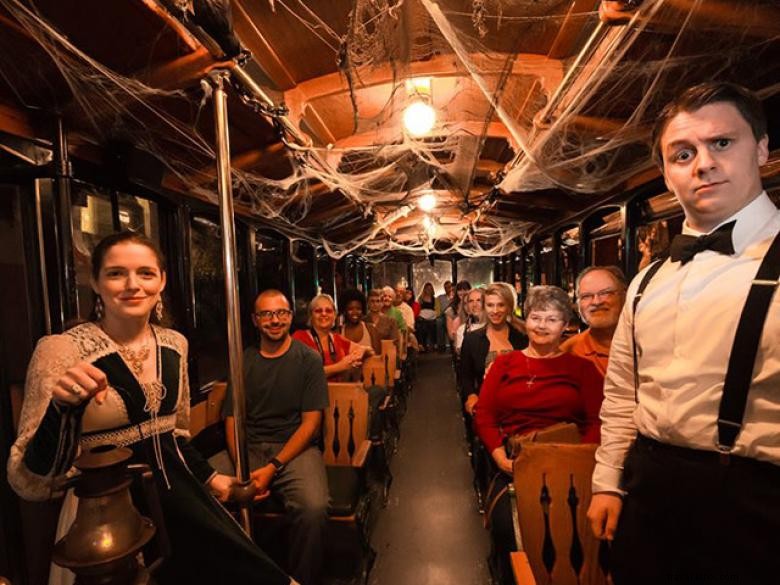 Explore Haunted History: Ghosts & Gravestones Tour with Old Town Trolley