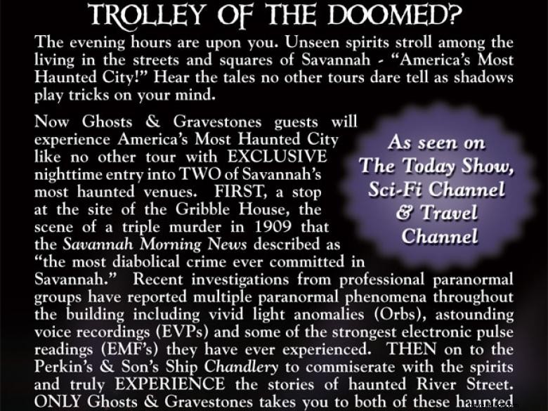 Explore Haunted History: Ghosts & Gravestones Tour with Old Town Trolley