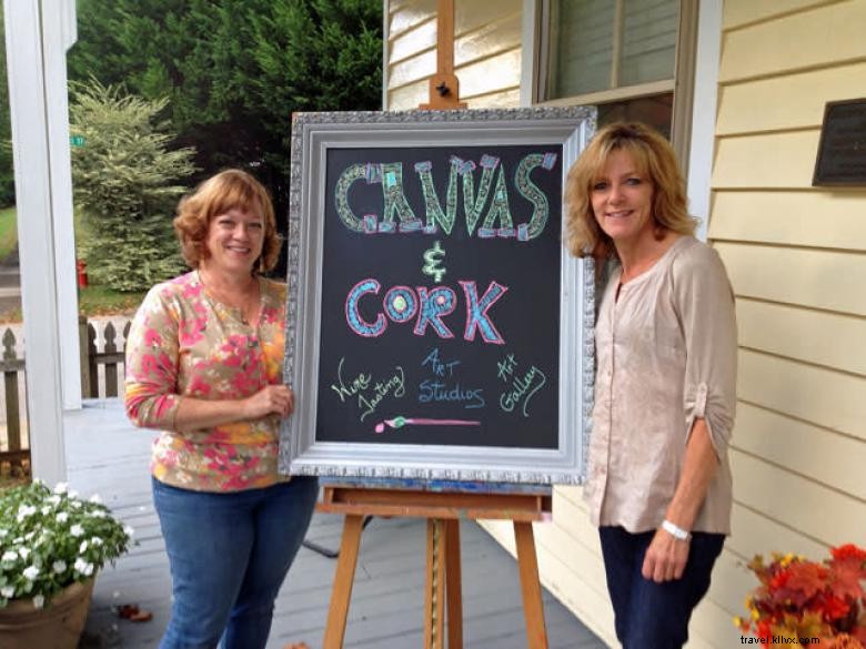 Canvas & Cork: Premium Wine Tasting & Artistic Studio Experience
