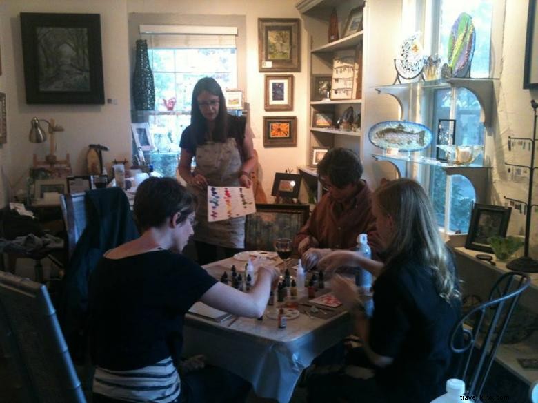 Canvas & Cork: Premium Wine Tasting & Artistic Studio Experience