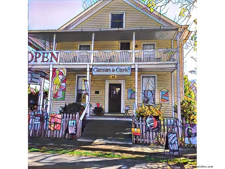 Canvas & Cork: Premium Wine Tasting & Artistic Studio Experience