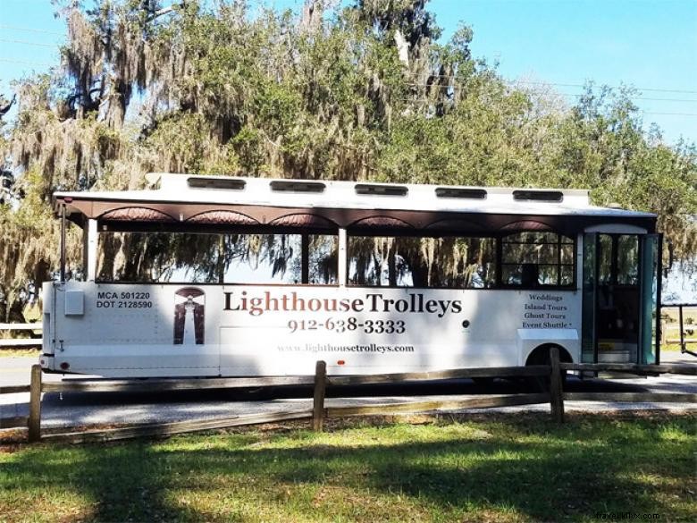 Lighthouse Trolleys: Scenic Tours on St. Simons Island, Coastal Georgia