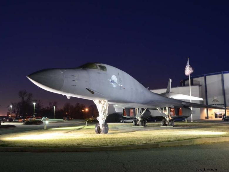 Explore Aviation History: B-1B Bomber, WWII Warhawk, and Immersive VR Experience