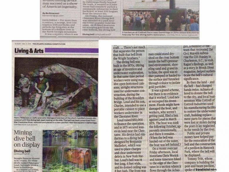 The Historic 1875 Chestatee River Diving Bell – A Glimpse into Early American Exploration