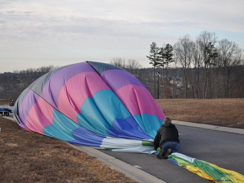 Balloons Over Georgia: Captivating Views of Northeast Mountains