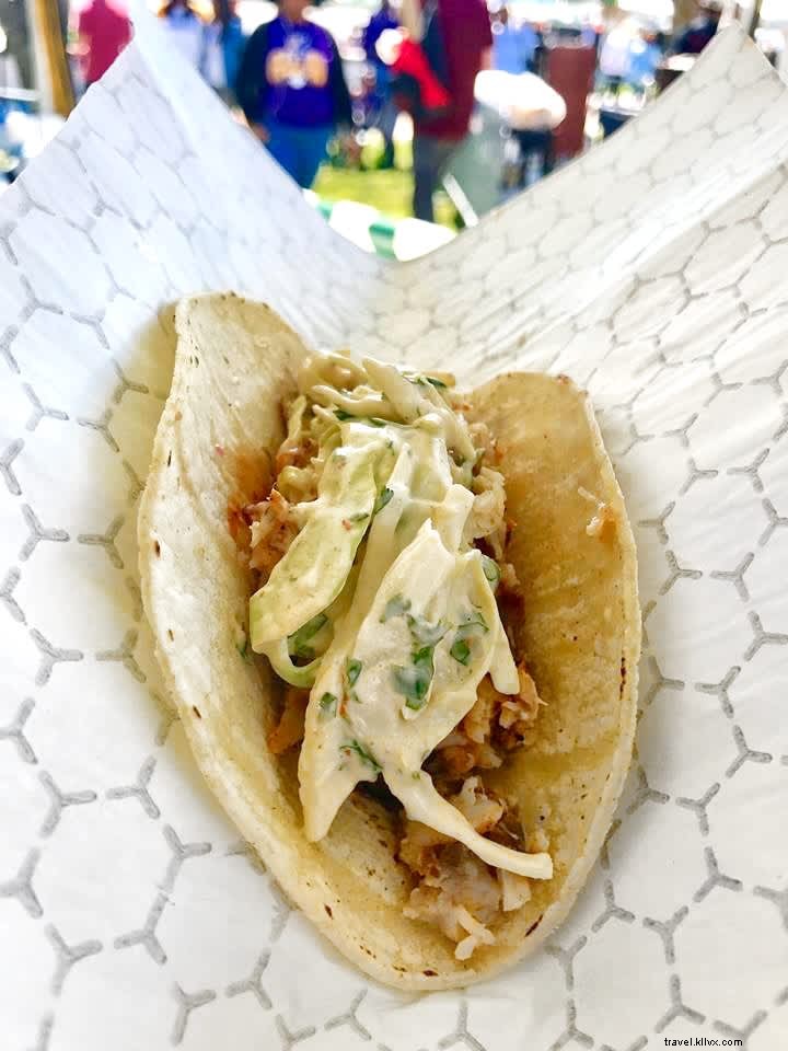 GW Fins Fish Tacos: Authentic Festival-Style Grilled Fish Tacos with Secret Sauce