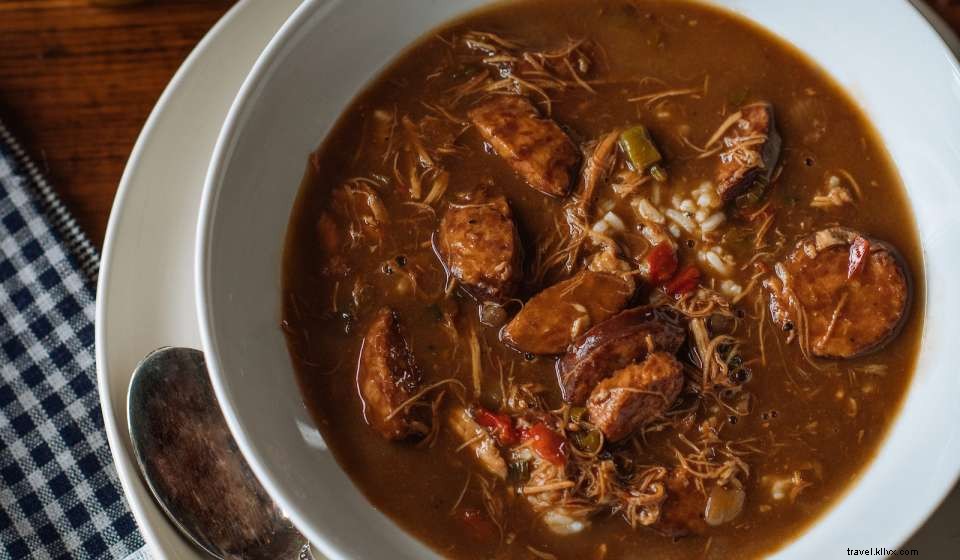 Chef Isaac Toups’ Classic Chicken & Sausage Gumbo with Homemade Cornbread