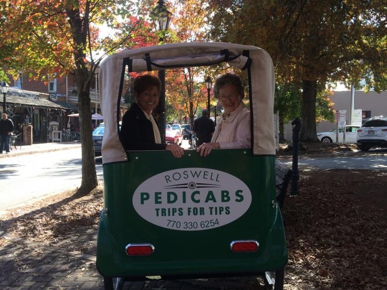 Explore Roswell’s Historic District by PediCab – Scenic Tours & Local Charm