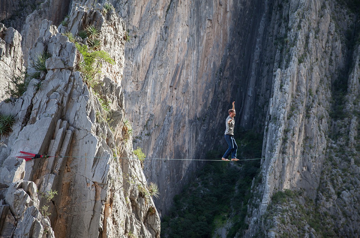 Climbing the Cloud‑High Cave: A Highline Adventure