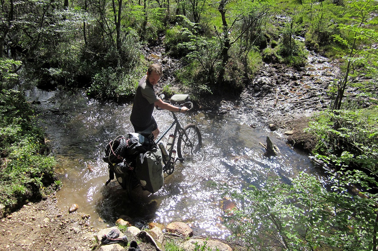 Crossing the Chile-Argentina Border: Cyclists Face Swampy Challenges