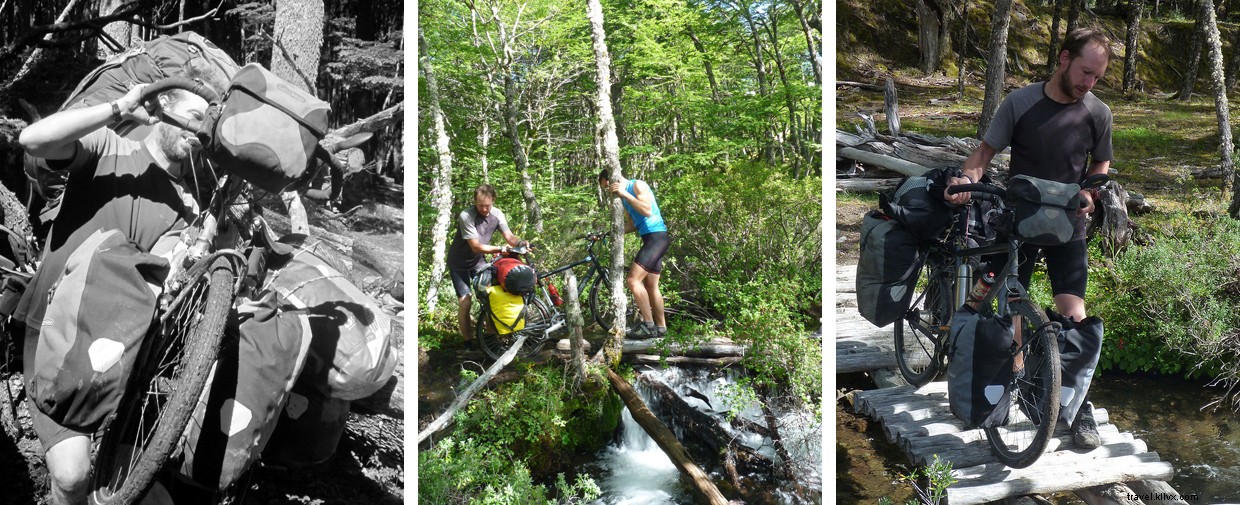 Crossing the Chile-Argentina Border: Cyclists Face Swampy Challenges