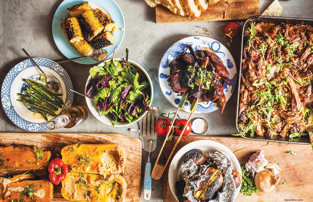 Sweet & Savory Cola‑Marinated Pulled Pork with Smoky BBQ Veggies