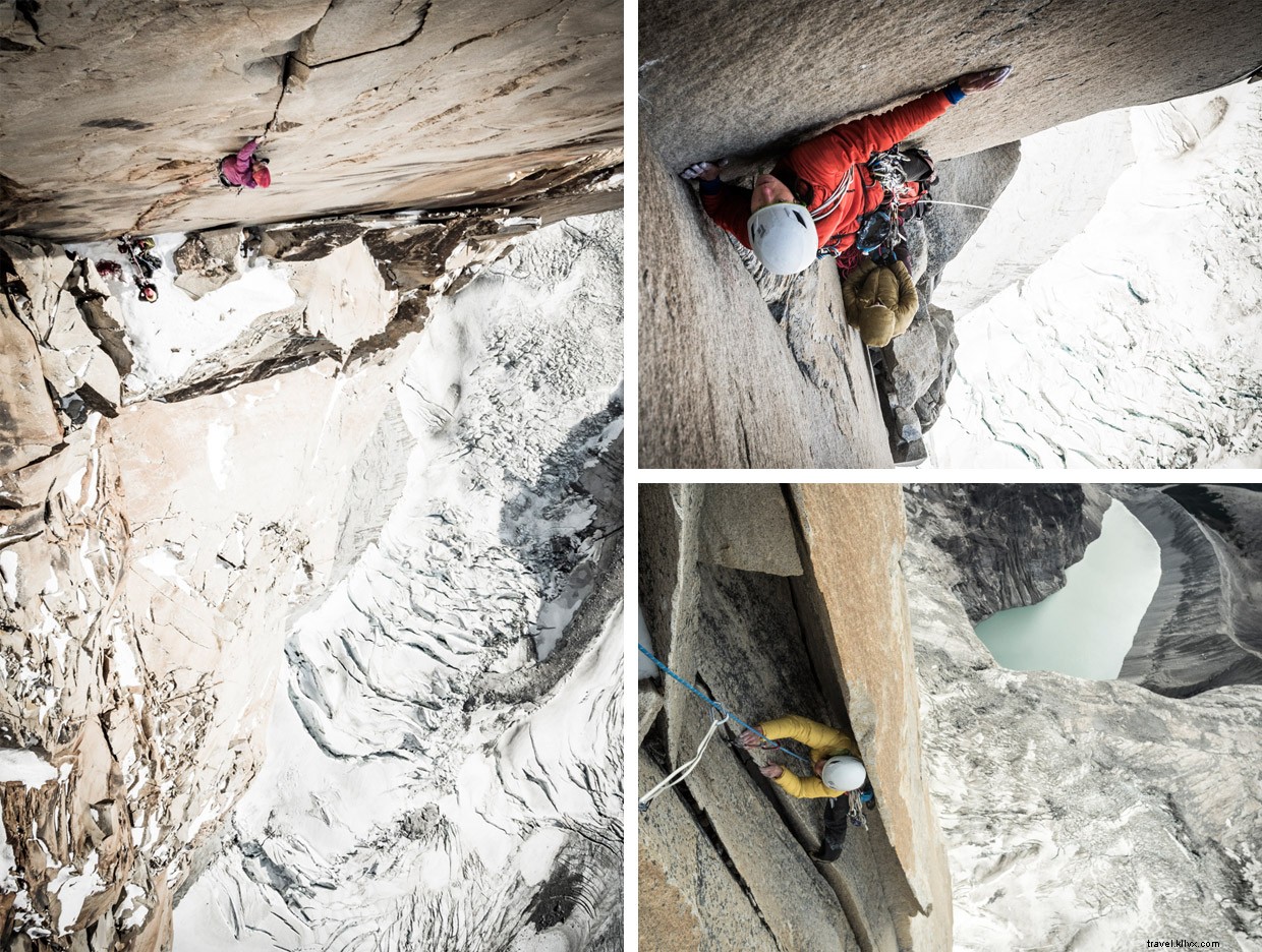 Historic 5th Ascent of Torres Central s  Riders on the Storm  East Face