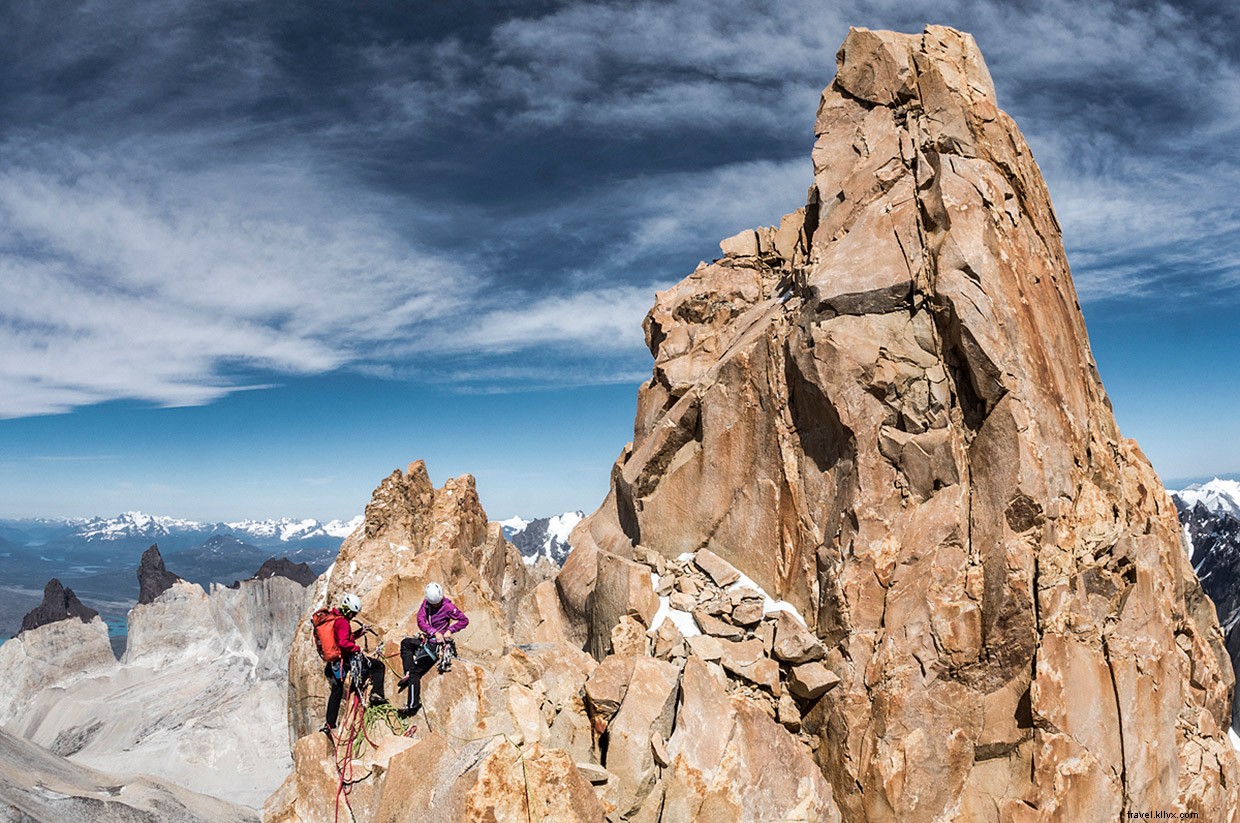 Historic 5th Ascent of Torres Central s  Riders on the Storm  East Face
