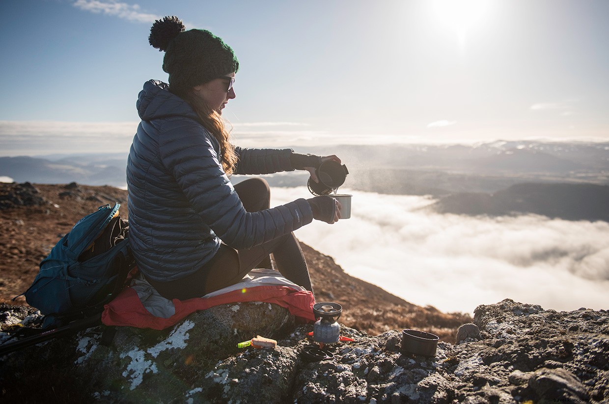 Munro Summit at Sunset: A Highland Adventure